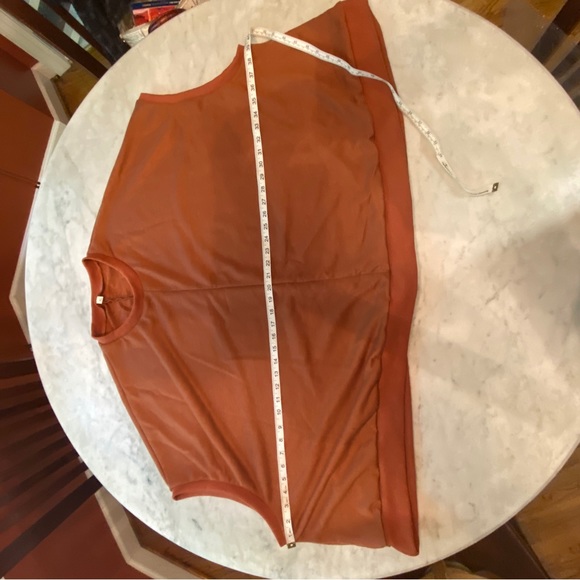 Oversized topper/sweatshirt size XL cognac in color - Picture 4 of 8